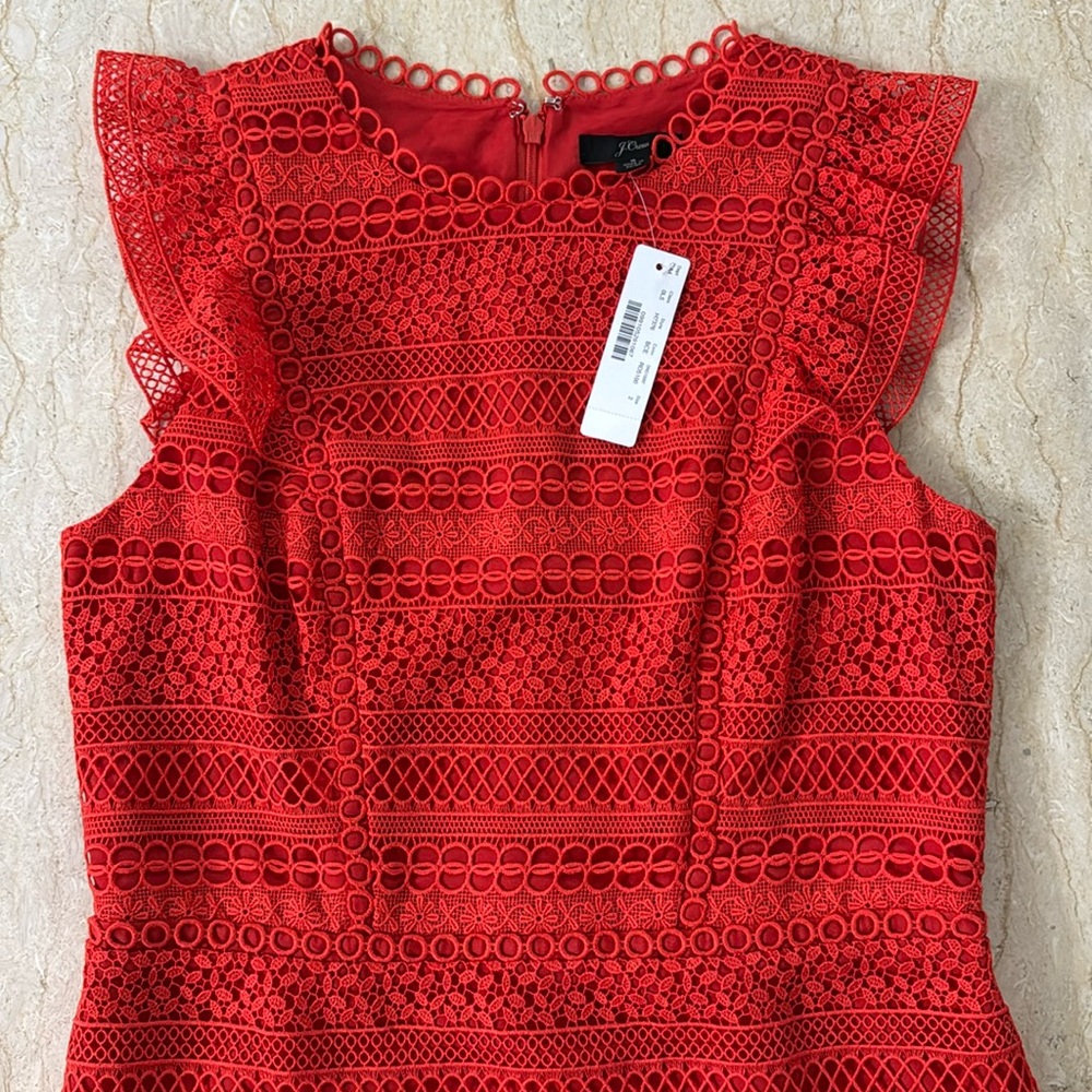 NWT Beautiful J. Crew Dress. - Picture 4 of 9